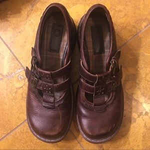 Brown Dr Martens Leather Mary Janes size 8